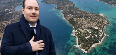İzmir açıklarındaki Kalem Adası tarikat liderinin ailesine ait çıktı