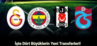 Trendyol Süper Lig'de Yaz Transfer Dönemi Sona Erdi! İşte Dört Büyüklerin Yeni Transferleri