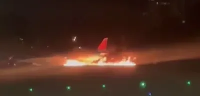 Antalya Havalimanı'nda 79 Yolcu Taşıyan Uçakta Yangın!