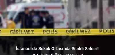 İstanbul’da Silahlı Saldırı: 1 Filistinli Öldü, 2 Yaralı!
