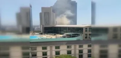 Şişli'de 25 Katlı Plazada Korkutan Yangın!