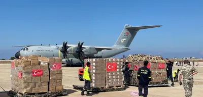 Türkiye'den Gönderilen İnsani Yardım Uçağı Lübnan'a Ulaştı