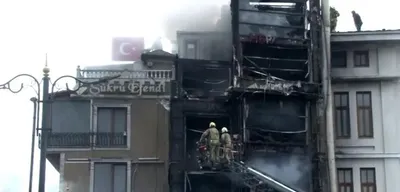 Mısır Çarşısı'ndaki Restoranda Yangın