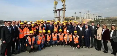 Cumhurbaşkanı Erdoğan'dan Başakşehir-Nakkaş Otoyolu Şantiyesine Ziyaret