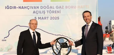 Iğdır-Nahçıvan Doğalgaz Boru Hattı Açıldı