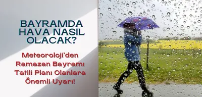 Bayramda Yola Çıkacaklar Dikkat: Meteoroloji'den Yağış Alarmı!
