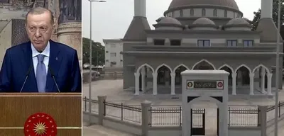 Gine'de Recep Tayyip Erdoğan Camii Açıldı! Erdoğan Konuşuyor...
