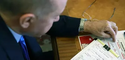 Erdoğan Kurban Bağışını Kızılay'a Yaptı
