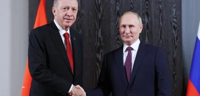 Cumhurbaşkanı Erdoğan Putin ile Görüştü
