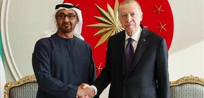 Erdoğan, BAE Devlet Başkanı ile Görüştü