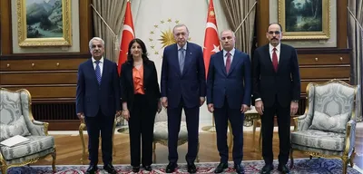 Cumhurbaşkanı Erdoğan, DEM Heyetiyle Görüştü: Gözler Silah Bırakma Sürecinde