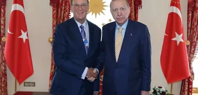 Erdoğan ve BlackRock CEO'su Bir Arada