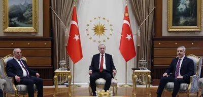 Cumhurbaşkanı Erdoğan, Filistin Devlet Başkan Yardımcısı eş-Şeyh'i Kabul Ettİ