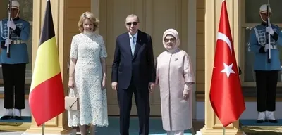 Erdoğan, Belçika Kraliçesi'ni Kabul Etti