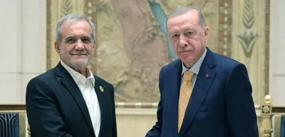 Cumhurbaşkanı Erdoğan Pezeşkiyan ile Görüştü