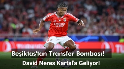 Beşiktaş Benfica'dan David Neres'i Renklerine Bağlayacak! David Neres Kimdir?