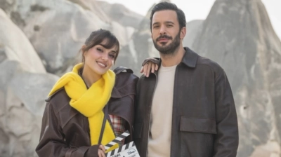 Hande Erçel ve Barış Arduç'lu Aşkı Hatırla Dizisi Kapadokya'da Sete Çıktı