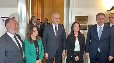 DEM Parti Heyeti Numan Kurtulmuş ile Görüştü