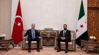 Bakan Fidan, Bakan Güler ve MİT Başkanı Kalın Şam'a Gitti