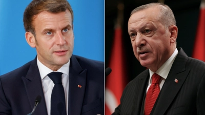 Macron'dan Erdoğan'a Bayram Tebriği