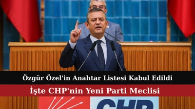 Özgür Özel'in Anahtar Listesi Kabul Edildi! İşte CHP'nin Yeni Parti Meclisi