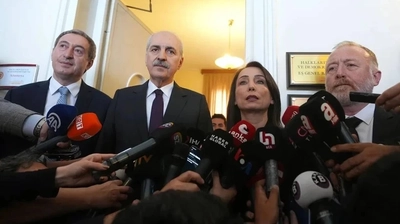 TBMM Başkanı Kurtulmuş'tan DEM Parti'ye Ziyaret