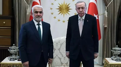 Cumhurbaşkanı Erdoğan, DSP ve HÜDA PAR Başkanlarını Kabul Etti
