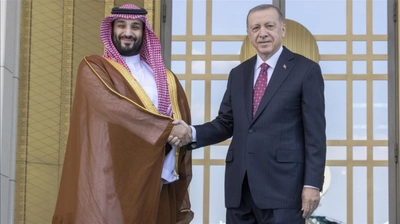 Cumhurbaşkanı Erdoğan, Suudi Arabistan Veliaht Prensi ile Görüştü