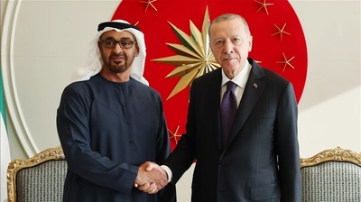 BAE Devlet Başkanı Al Nahyan ile Görüşen Cumhurbaşkanı Erdoğan'dan Barış Vurgusu