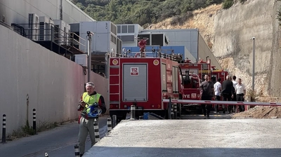 Bodrum'da AVM'de Yangın!