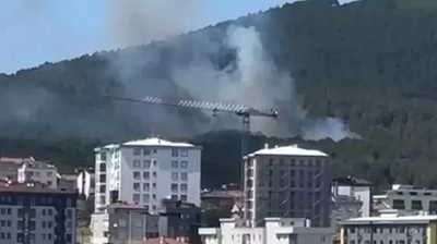 İstanbul'da Aydos Ormanı'nda Yangın Çıktı