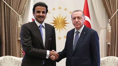 15 Temmuz'un Yıldönümünde Katar Emirinden Erdoğan'a Anlamlı Mesaj