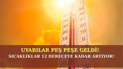 Kavrulacağız! Sıcaklıklar Mevsim Normallerinin 12 Derece Üzerine Çıkıyor