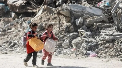 Gazze'de 2'si Çocuk 6 Kişi Açlıktan Öldü