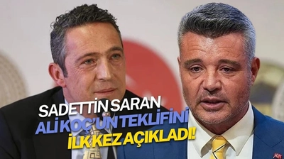 Ali Koç'un Yöneticilik Teklifini Geri Çeviren Sadettin Saran'dan Şok Açıklamalar!