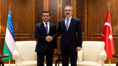 Bakan Fidan, Özbekistan Dışişleri Bakanı Bahtiyor Saidov ile Bir Araya Geldi