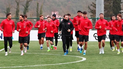 Ay-Yıldızlılar, Romanya Maçı Öncesi Hazırlıklarını Tamamladı