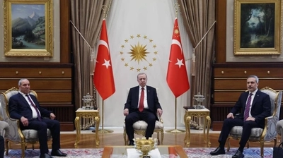 Cumhurbaşkanı Erdoğan, Filistin Devlet Başkan Yardımcısı eş-Şeyh'i Kabul Ettİ