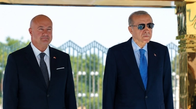 Cumhurbaşkanı Erdoğan'dan Avusturya Şansölyesi Stocker'a Resmi Karşılama