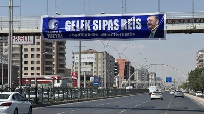 Diyarbakır'da Erdoğan'a Kürtçe Teşekkür Pankartı