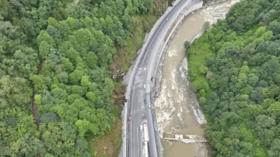 Karadeniz'de Çamlıhemşin Tüneli Pazartesi Açılıyor
