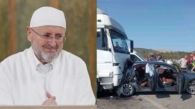 Nakşibendi tarikatının önde gelen ismi kaza geçirdi: Eşi hayatını kaybetti