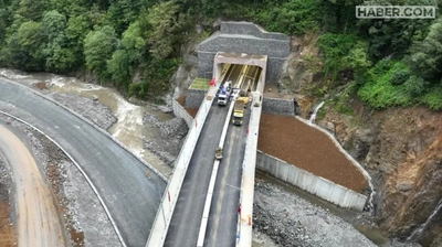 Çamlıhemşin Tünelli Geçişi Hizmete Açıldı