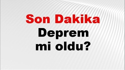AFAD Son Depremler: 18 Ağustos İstanbul Ankara İzmir Güncel Veriler