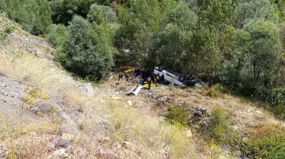 Sivas’ta Feci Kaza: Yolcu Minibüsü Şarampole Devrildi, 4 Can Kaybı Var!