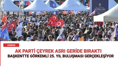 AK Parti Çeyrek Asrı Geride Bıraktı: Başkentte Görkemli 25. Yıl Buluşması