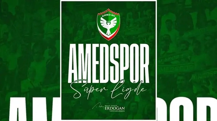 Cumhurbaşkanı Erdoğan'dan Amedspor'a Tebrik