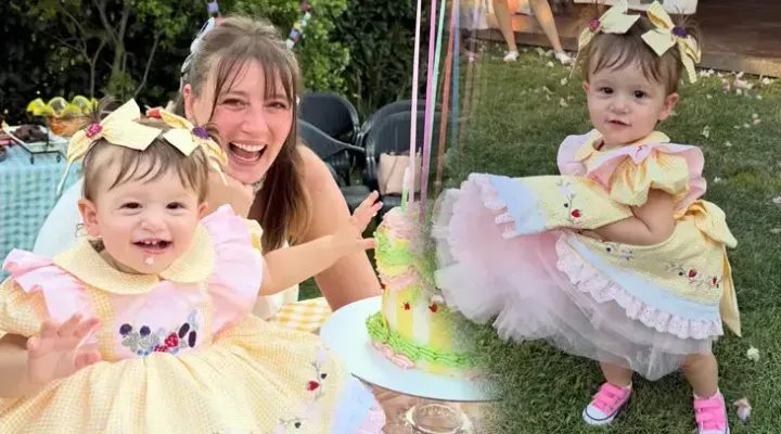 Gizem Karaca, Ailesiyle Yunanistan'da! İşte Kızı Leyla Yaz'ın Son Hali
