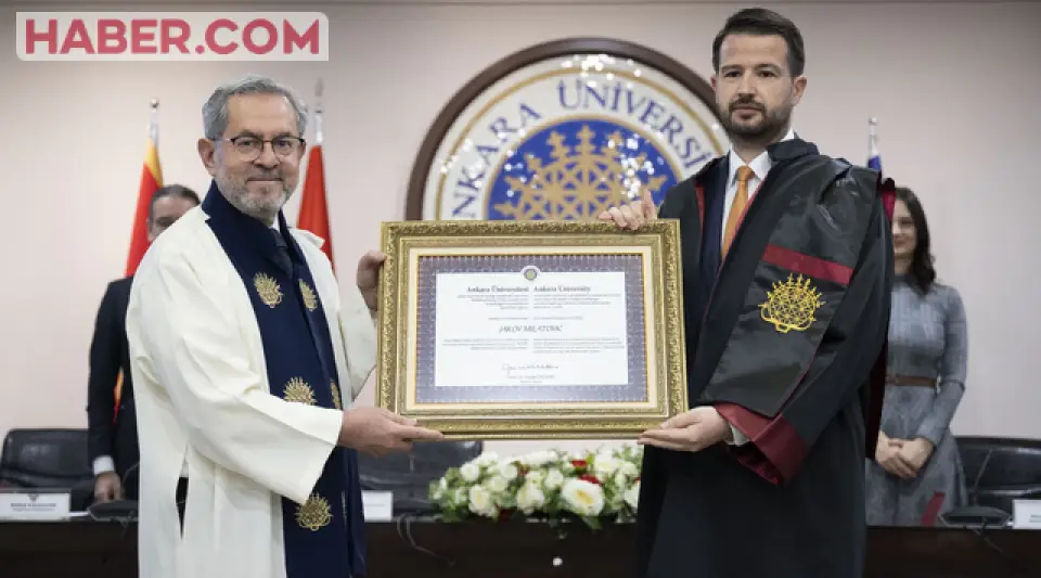 Ankara Üniversitesi'nden Karadağ Cumhurbaşkanı Milatoviç'e fahri doktora unvanı