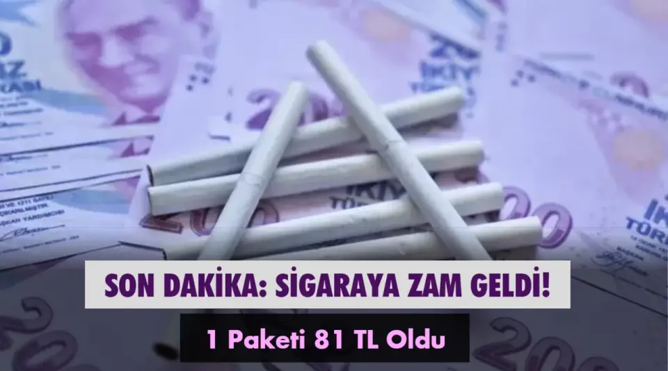 Bu Zam Sigarayı Bıraktırır: 1 Paketi 81 Lira Oldu